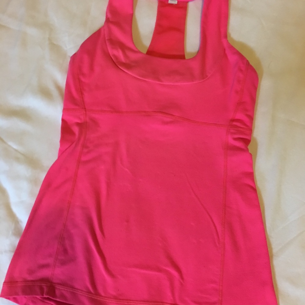 Lululemon Pink Racerback Tanktop - Picture 3 of 4